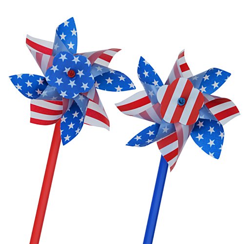 Additional Image 2 - a red white and blue pinwheels