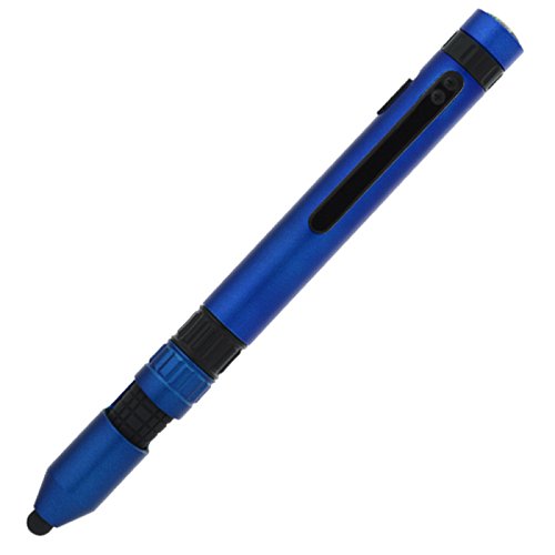 Additional Image 7 - a blue pen with black stripes