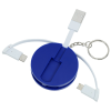 View Image 4 of 6 of Eclipse Duo Charging Cable Keychain