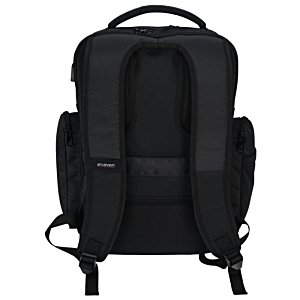 Additional Image 4 - a back of a black backpack