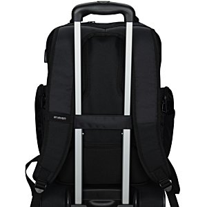 Additional Image 5 - a back of a black backpack