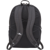 a black backpack with straps