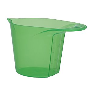 Additional Image 2 - a green plastic cup with a lid