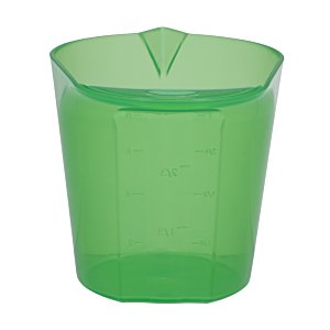 Additional Image 3 - a green plastic cup on a white background