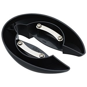 Additional Image 1 - a black circular object with silver handles