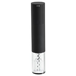 a black and clear container