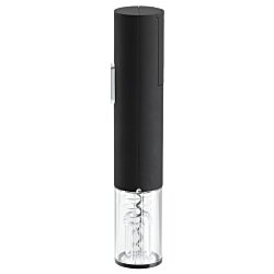 a black and clear tube with a black cap