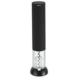 a black and clear salt shaker