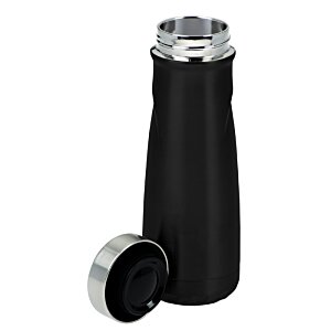 Additional Image 1 - a black and silver thermos