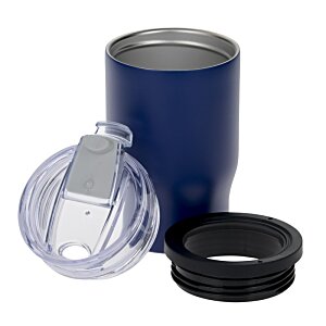 Additional Image 2 - a blue cup with a lid and a black lid