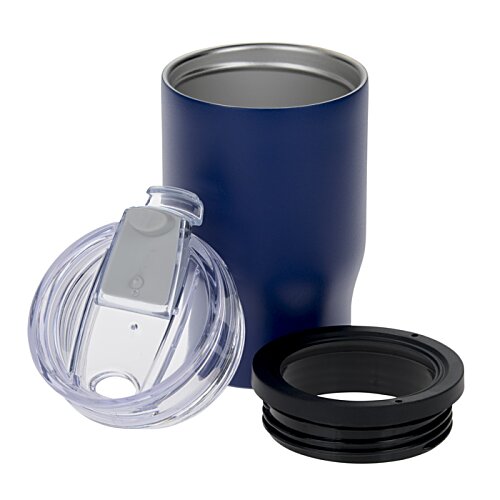 Additional Image 2 - a blue cup with a lid and a black lid