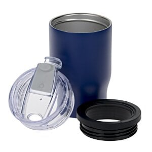 Additional Image 2 - a blue cup with a lid and a black lid