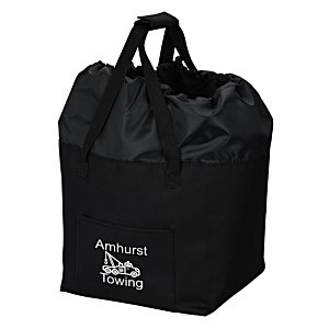 Additional Image 1 - a black bag with a white logo