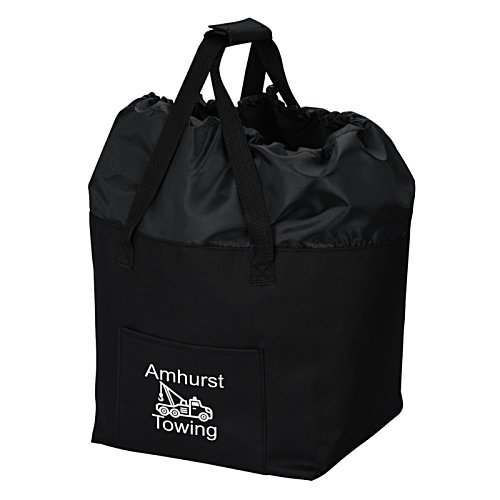 Additional Image 1 - a black bag with a white logo