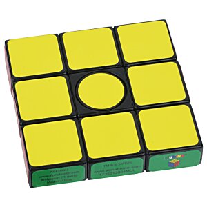Additional Image 2 - a yellow square puzzle with a black circle