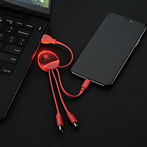 Additional Image 1 - a cellphone charging on a laptop