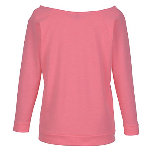 Additional Image 2 - a pink shirt with long sleeves
