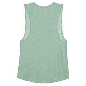 Additional Image 2 - a blue tank top on a white background