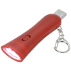 Additional Image 3 - a red flashlight with a keychain