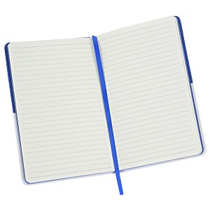 Additional Image 1 - a blue and white notebook