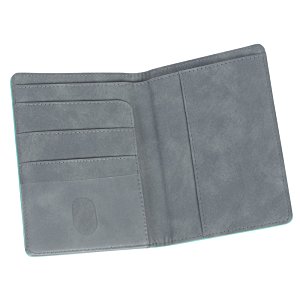 Additional Image 1 - a grey wallet with a white background