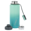 Additional Image 2 - a blue and silver water bottle