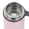 Additional Image 4 - a close up of a pink and silver cup