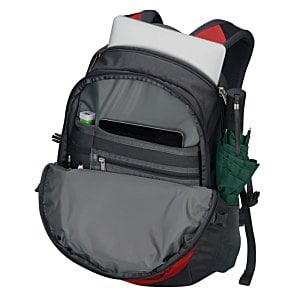 Additional Image 1 - a grey backpack with a white background