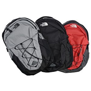 Additional Image 3 - a group of black and red backpacks