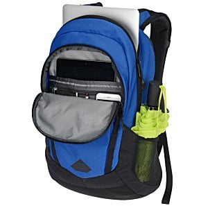 Additional Image 1 - a blue backpack with a laptop