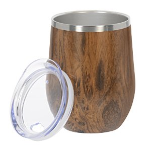 Additional Image 1 - a wooden cup with a lid
