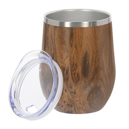 Additional Image 1 - a wooden cup with a lid