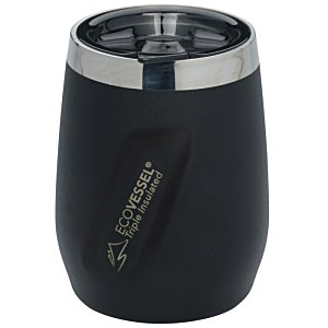 Additional Image 2 - a black and silver coffee cup