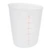 Additional Thumbnail Image 1 - a white measuring cup with red lines