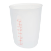 Additional Thumbnail Image 2 - a white plastic cup with red lines