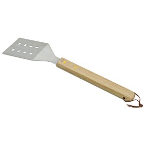 Additional Image 1 - a spatula with a wooden handle
