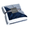 View Image 2 of 3 of Field & Co. Chevron Striped Sherpa Blanket