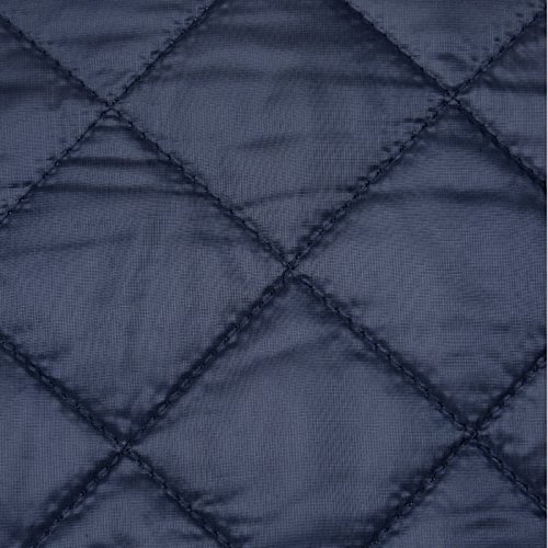 Additional Image 1 - a close up of a blue quilted surface
