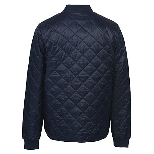 Additional Image 3 - a black jacket with a diamond pattern