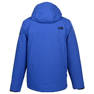 Additional Image 3 - a blue jacket with a black logo