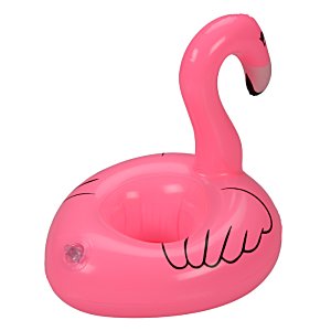 Additional Image 3 - a pink flamingo shaped pool float