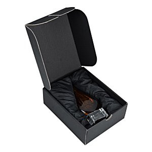 Additional Image 2 - a black box with a brown object inside