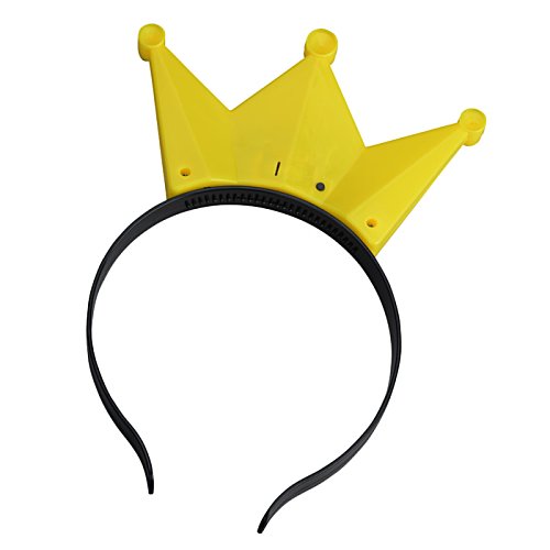 Additional Image 2 - a yellow crown with a black band