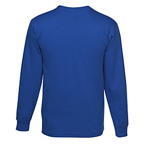 Additional Image 1 - a blue long sleeved shirt