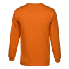 View Image 2 of 3 of Bayside 5.4 oz. 50/50 Long Sleeve Pocket T-Shirt