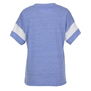 Additional Image 2 - a back of a blue shirt