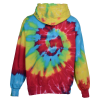 View Image 3 of 3 of Tie-Dyed Spiral Hoodie - Embroidered