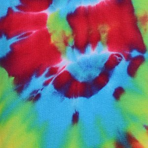 Additional Image 1 - a colorful tie dye pattern