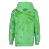 View Image 3 of 3 of Tie-Dye Swirl Hoodie - Youth - Embroidered