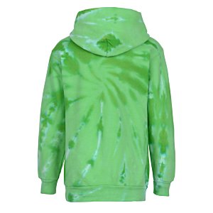Additional Image 2 - a green hoodie with a tie dye design